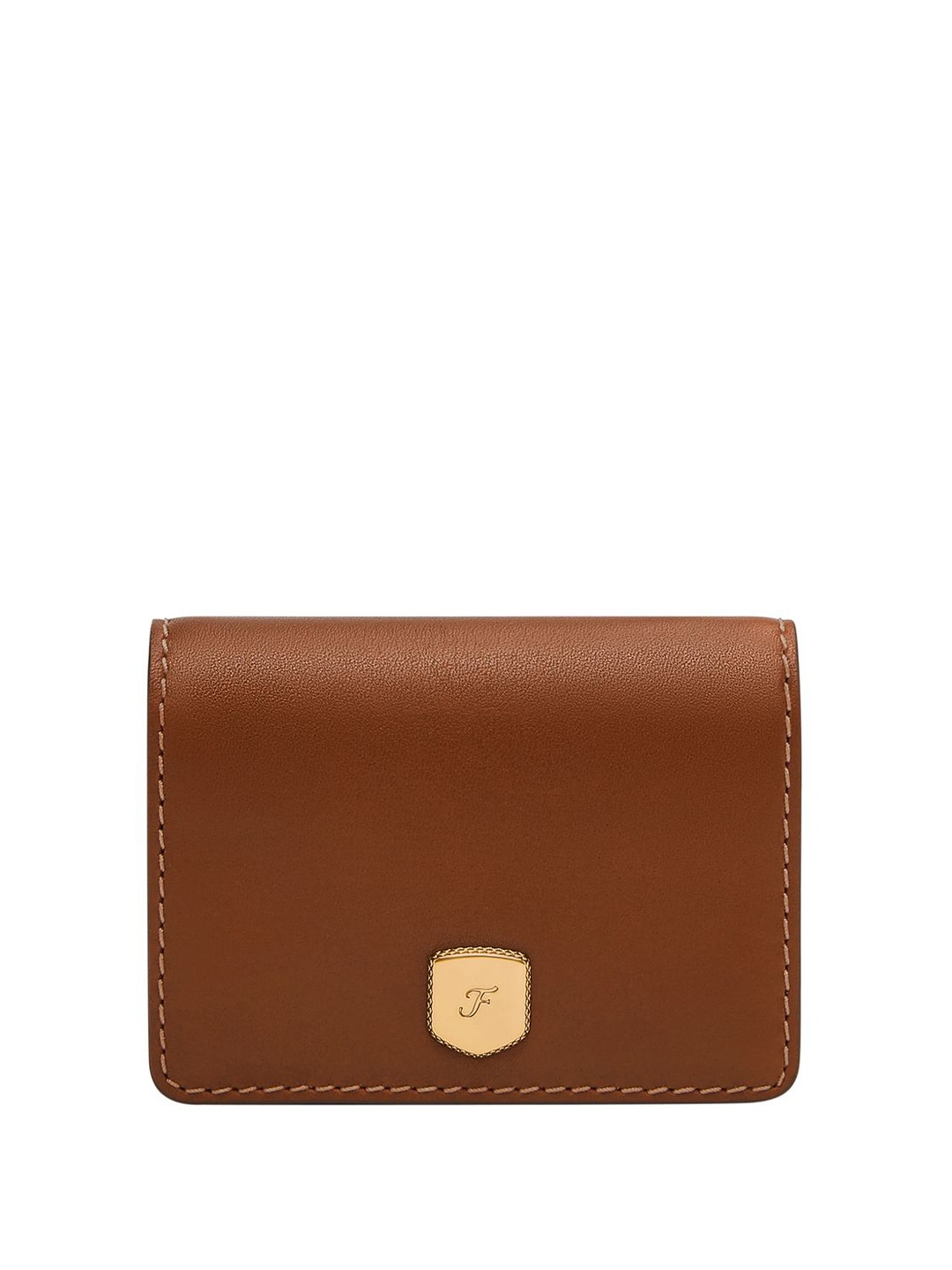 

Fossil Women Leather Two Fold Wallet, Brown