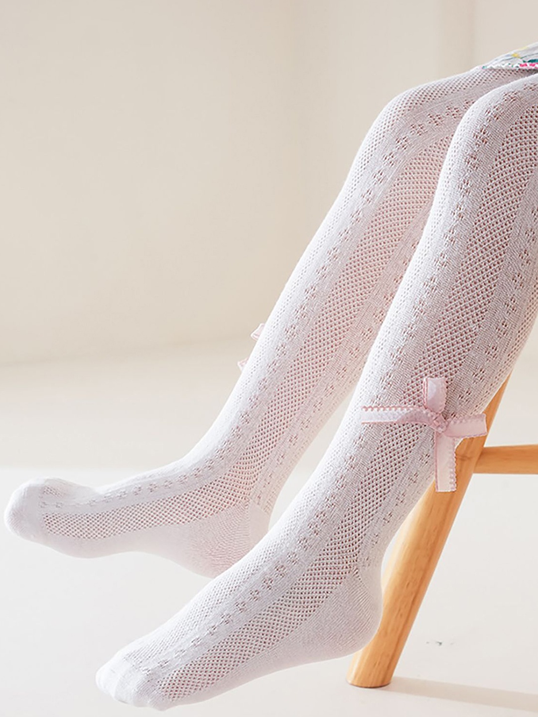 

SYGA Girls Self-Design Pantyhose Stockings, Pink