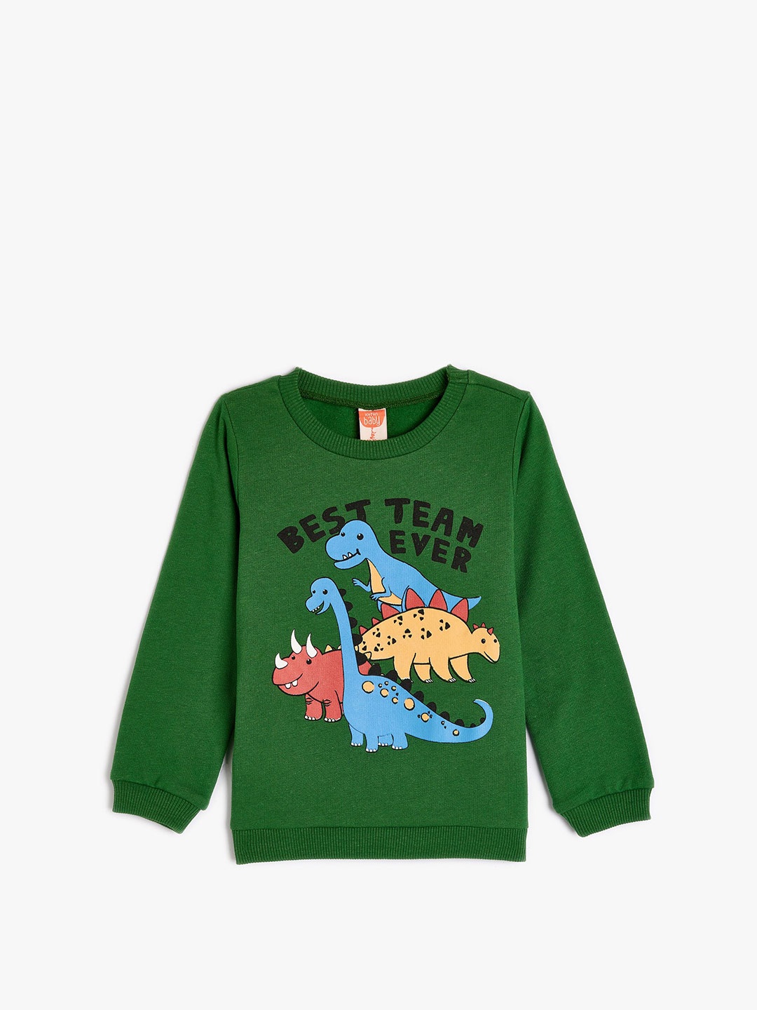 

Koton Boys Graphic Printed Sweatshirt, Green