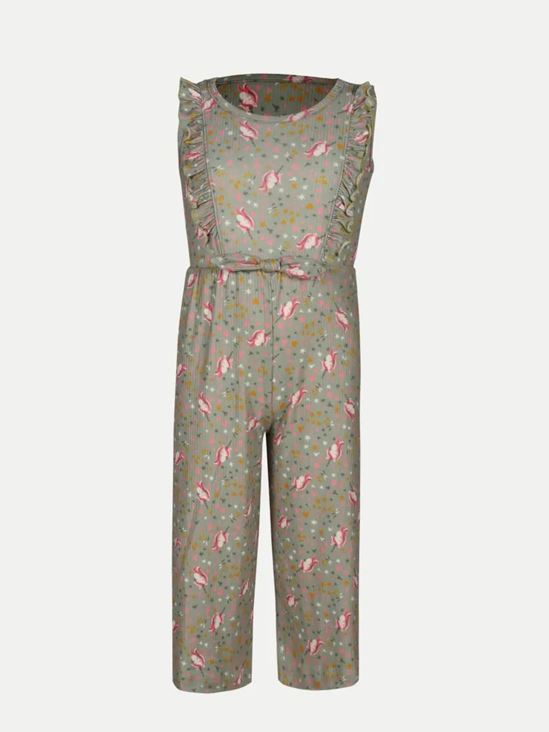 

BAESD Floral Print Fit & Flare Dress, Grey