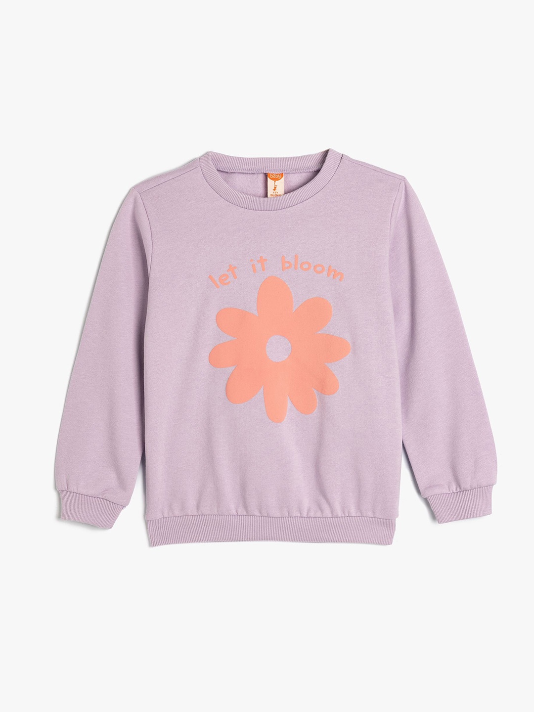 

Koton Girls Floral Printed Sweatshirt, Purple