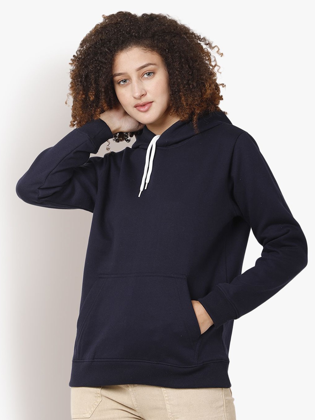 

Unifringe Women Hooded Sweatshirt, Navy blue