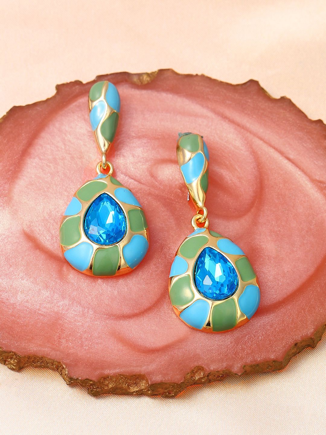 

SOHI Contemporary Drop Earrings, Multi