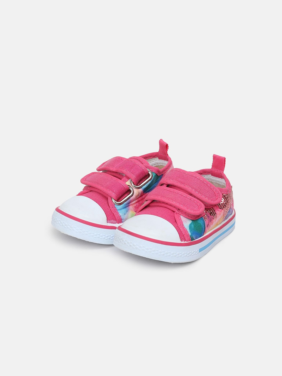 

MINI KLUB Girls Printed PU Slip-On Sneakers, Multi