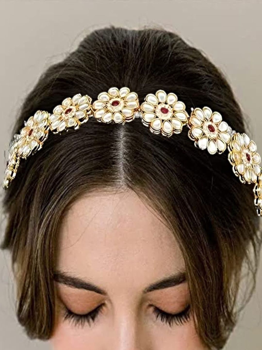 

Proplady Women Embellished Tiara, Gold