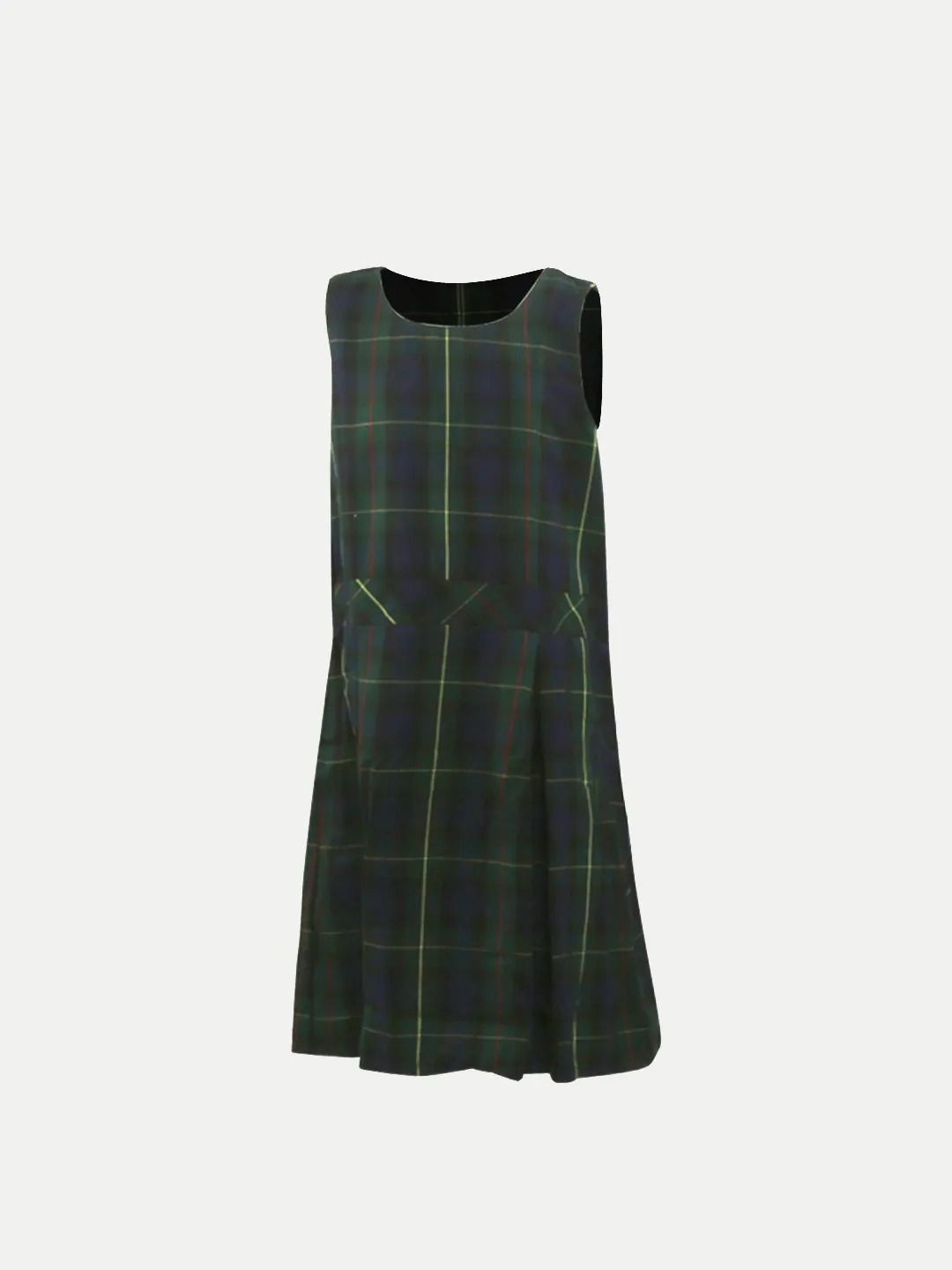 

BAESD Checked A-Line Dress, Green