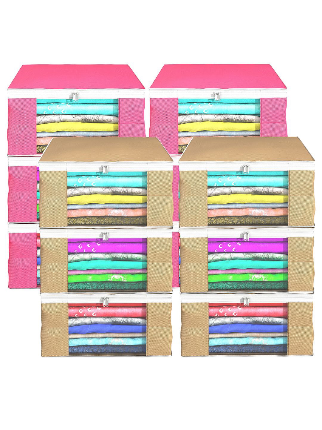 

Kuber Industries Brown Set of 12 Regular Drawer Organiser Organisers
