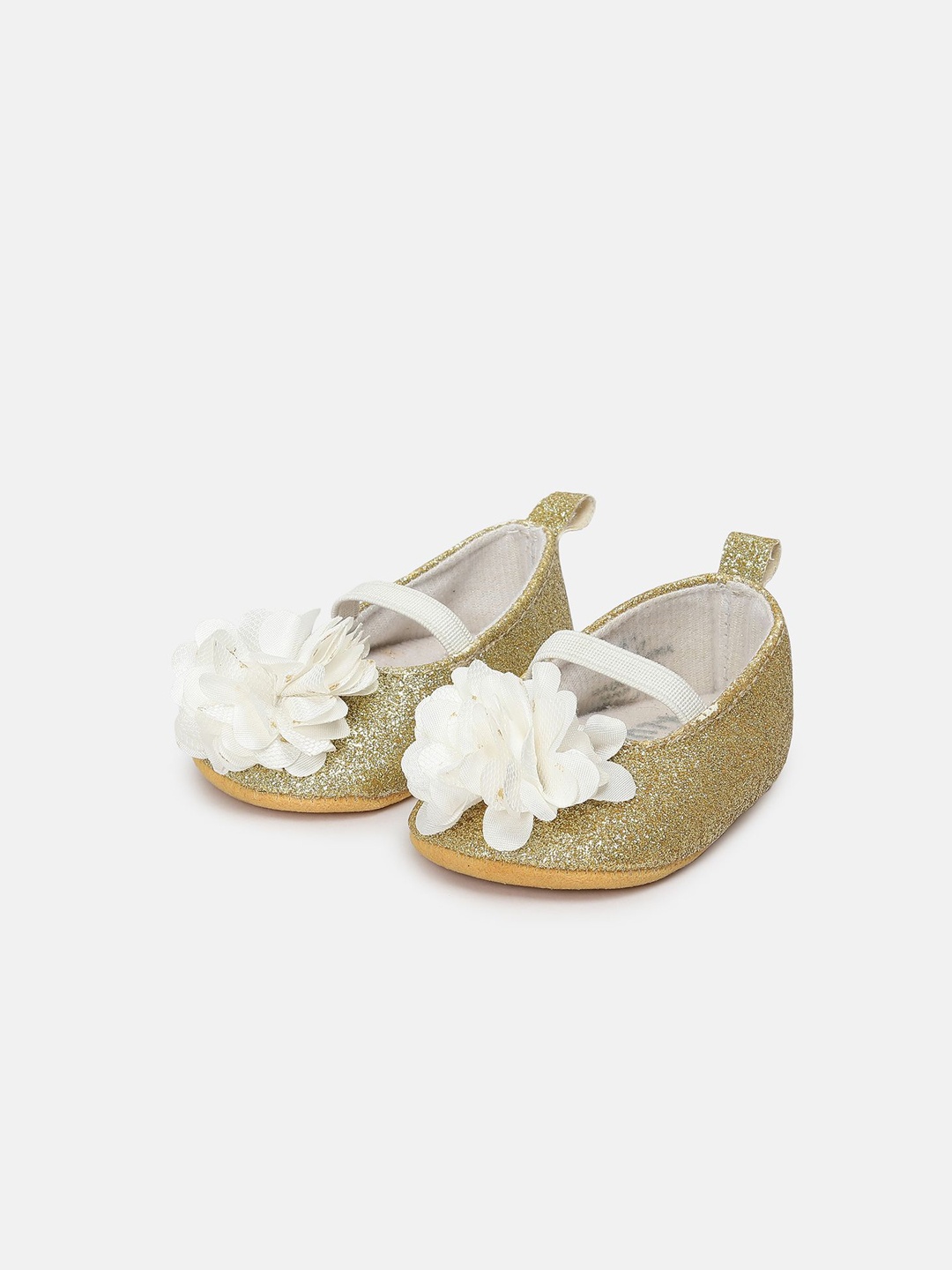 

MINI KLUB Girls Woven Design PU Espadrilles, Yellow