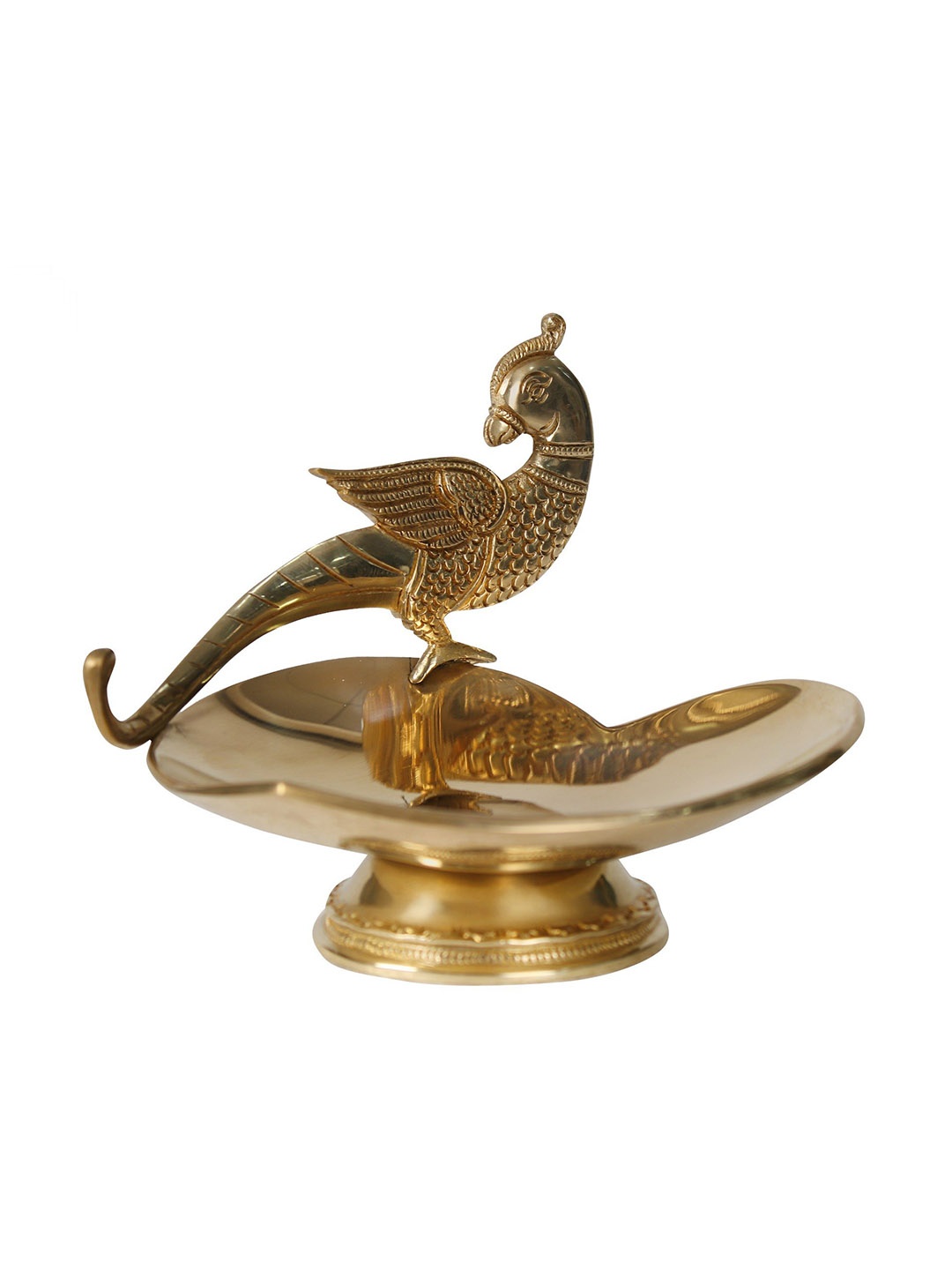 

Exotic India Gold-Toned Brass Figurine Showpiece