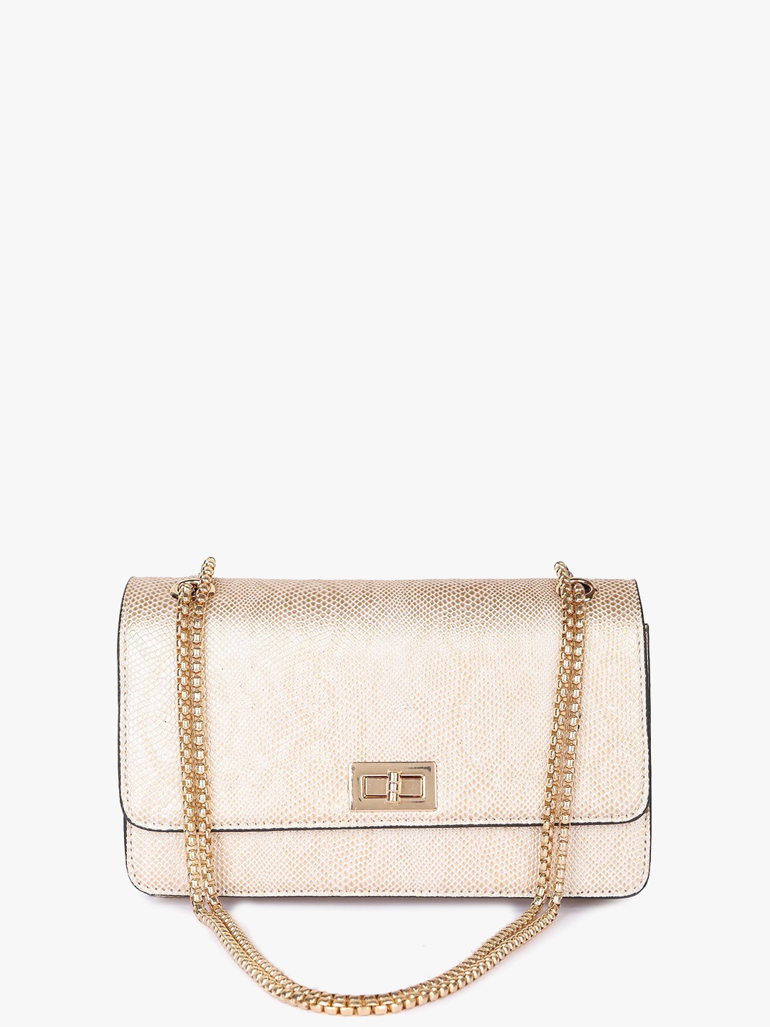 

Carlton London Structured Sling Bag, Gold