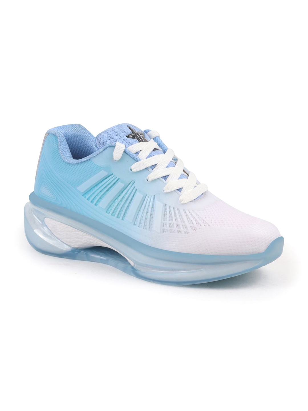 

FAUSTO Men Woven Design PU High-Top Sneakers, Blue