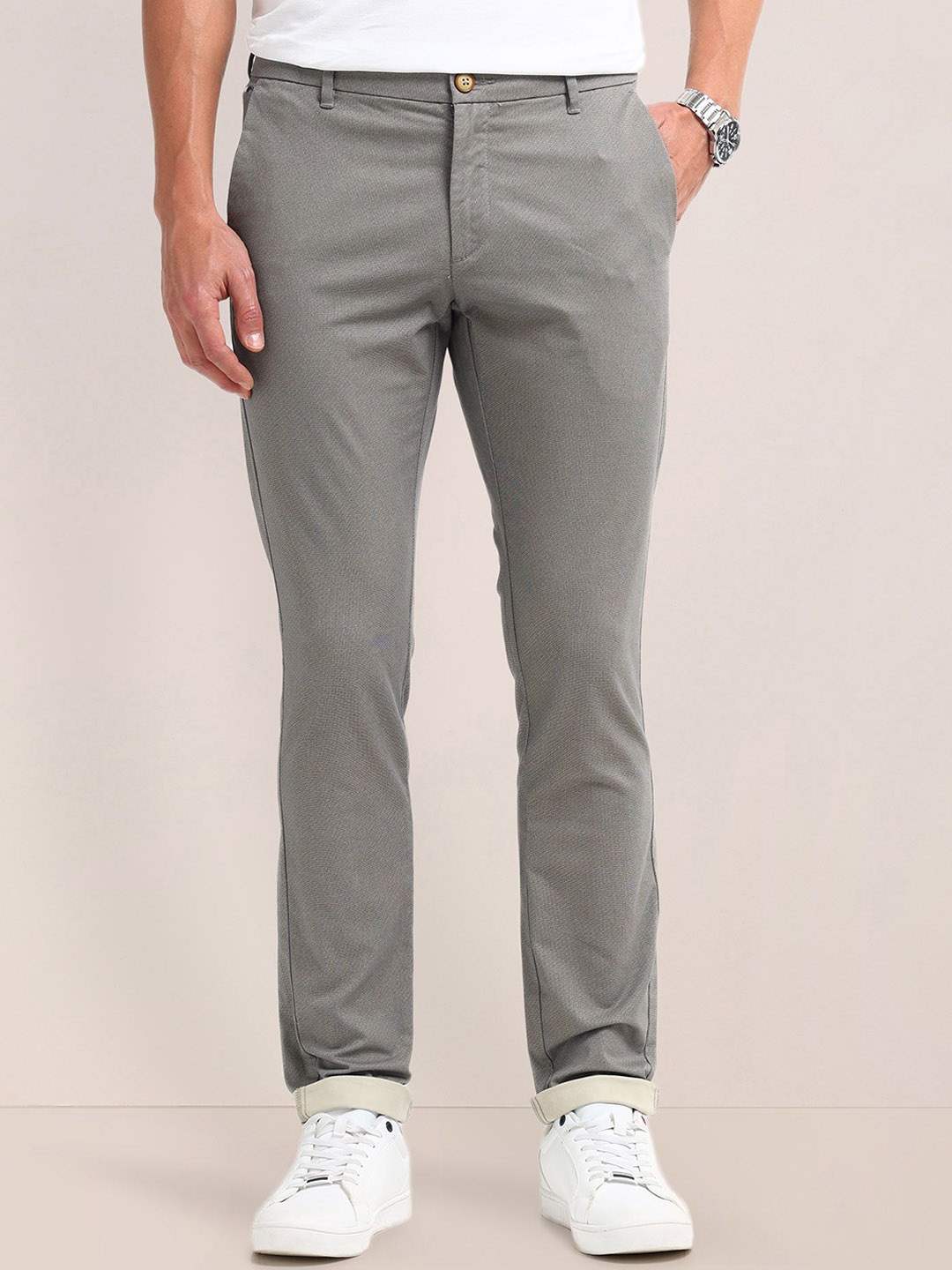 

U.S. Polo Assn. Men Urban Slim Slim Fit Trousers, Grey