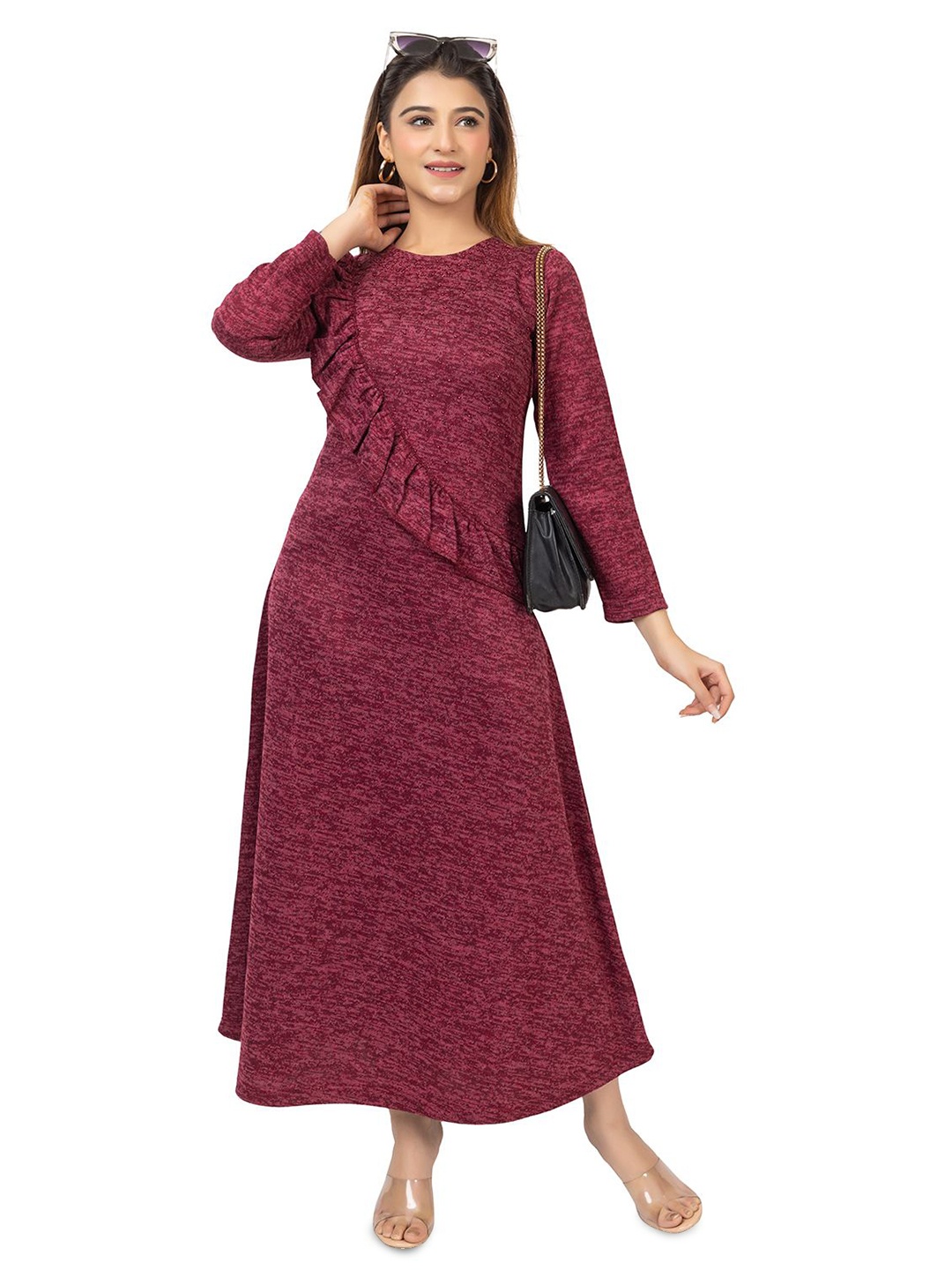 

TWENTY ME A-Line Maxi Dress, Red