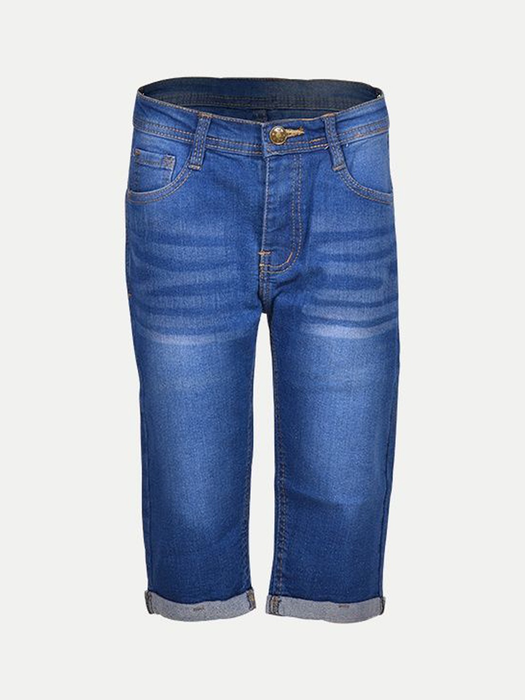 

BAESD Girls Washed Denim Shorts, Blue