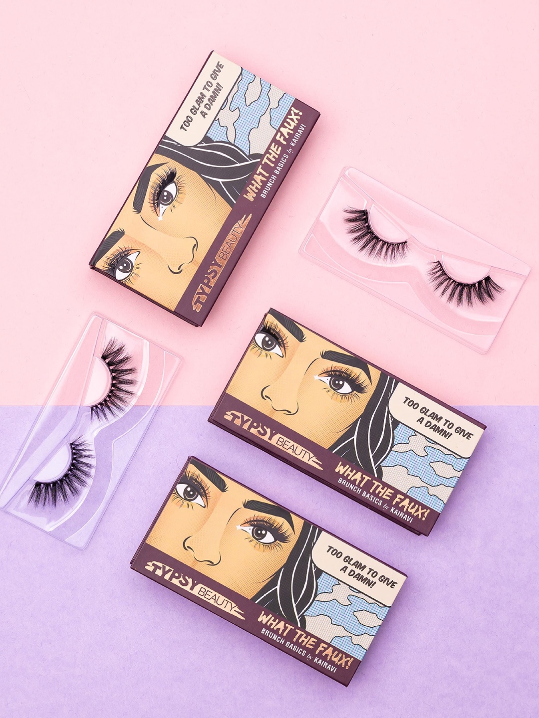 

Typsy Beauty What The Faux! Brunch Basics False Eyelashes, Black
