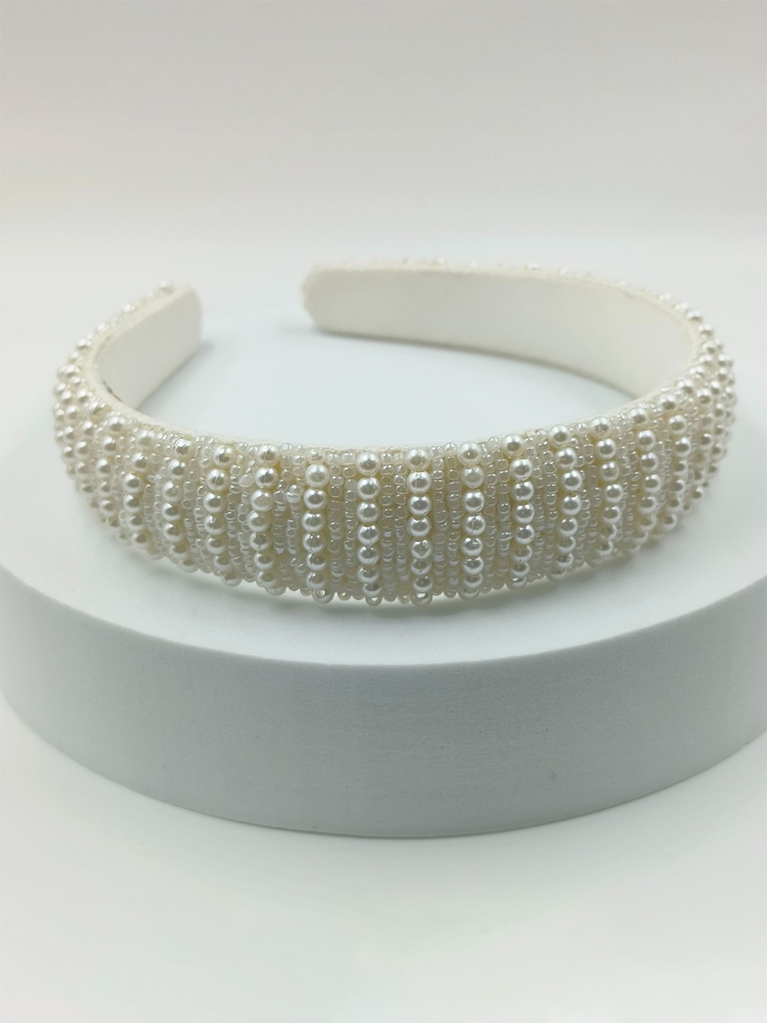 

Choko Girls Beaded Hairband, White