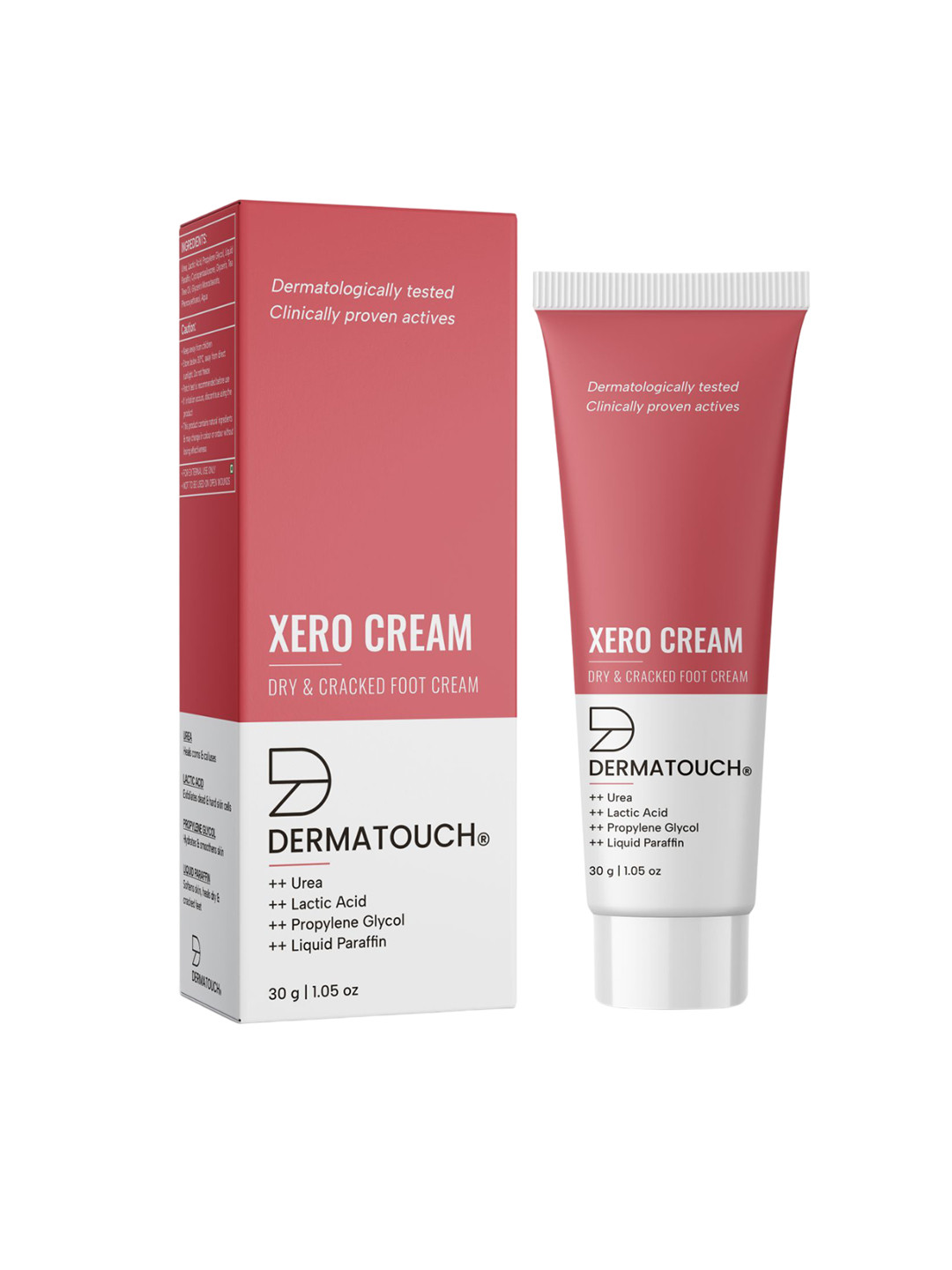 

Dermatouch Healing & Hydarting Lactic Acid Xero Foot Cream- 30g, White