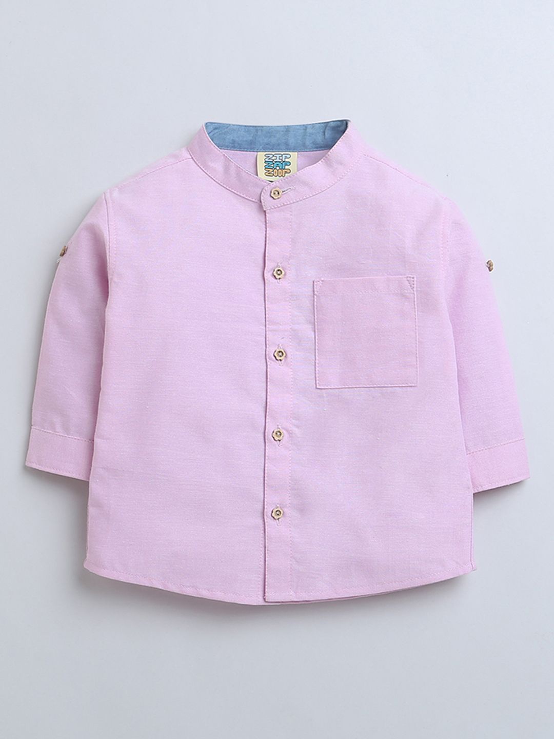 

ZIP ZAP ZOOP Boys Standard Opaque Casual Shirt, Pink