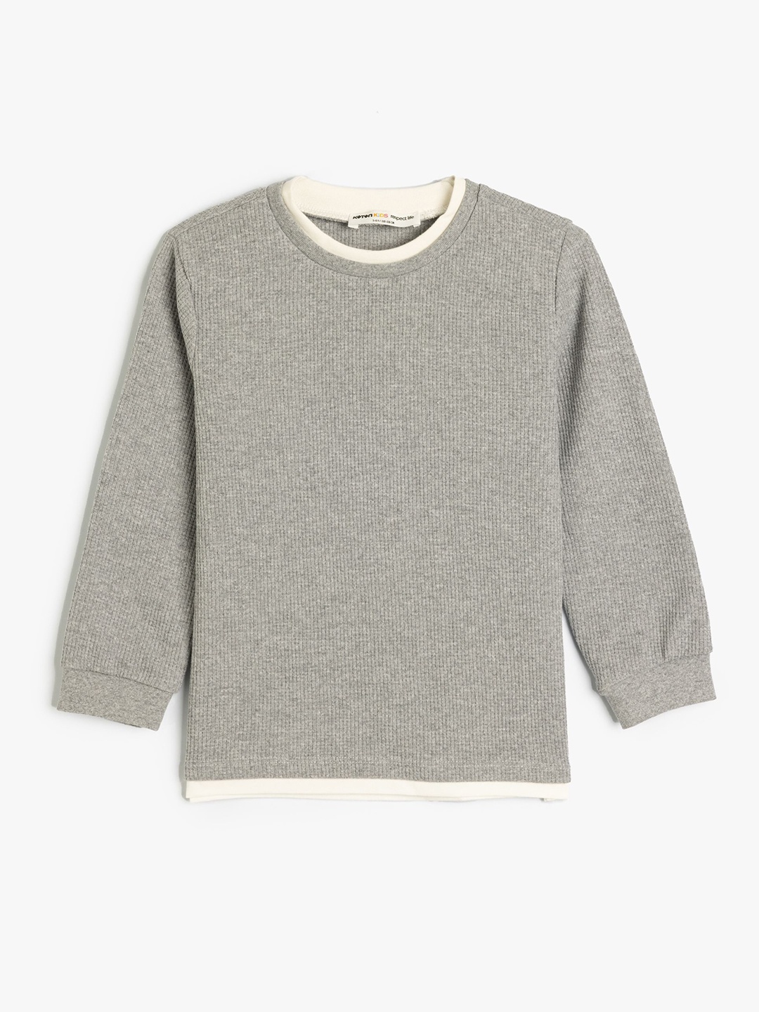 

Koton Boys Solid Sweatshirt, Grey