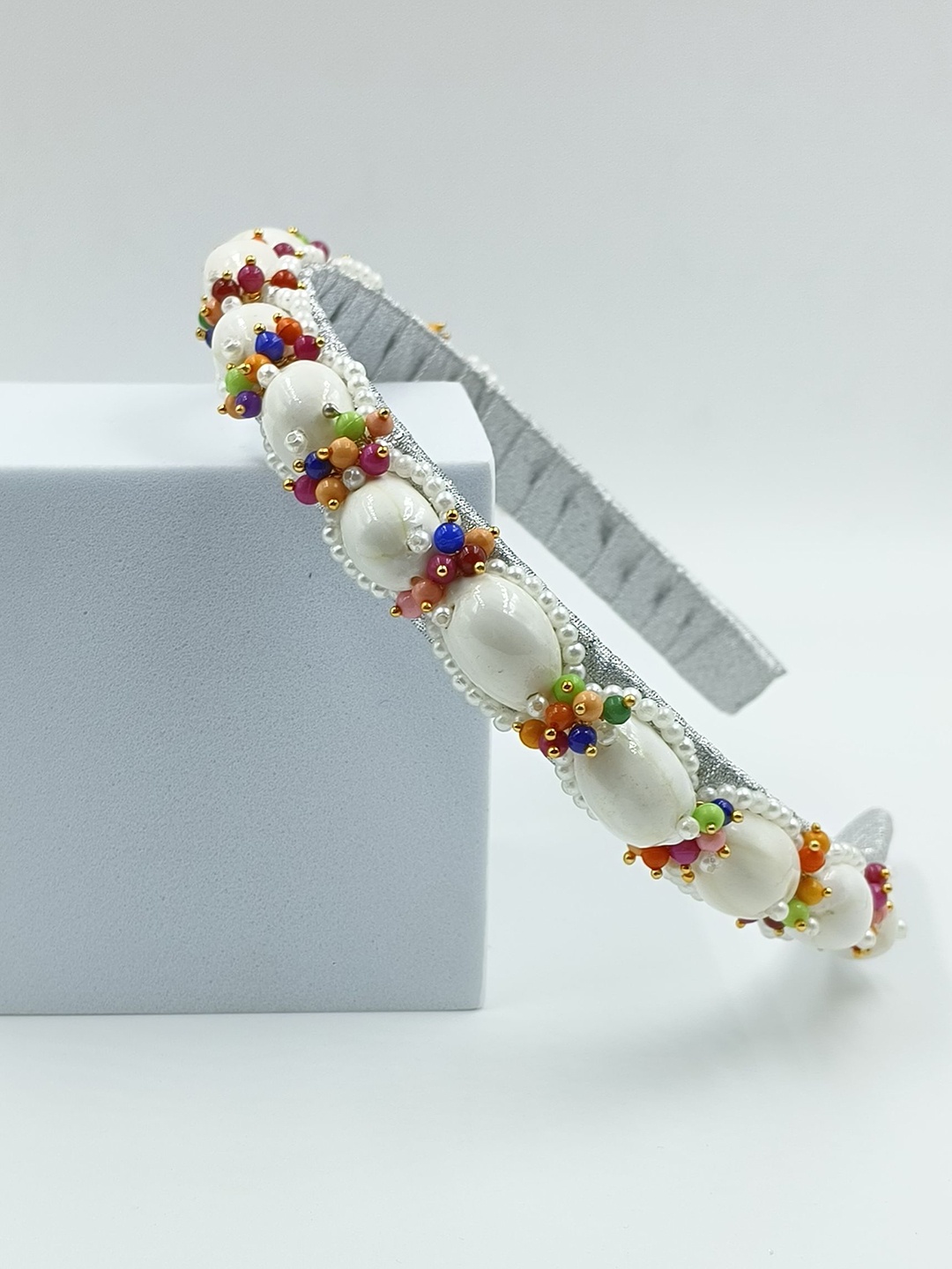

Choko Girls Embellished Hairband, White