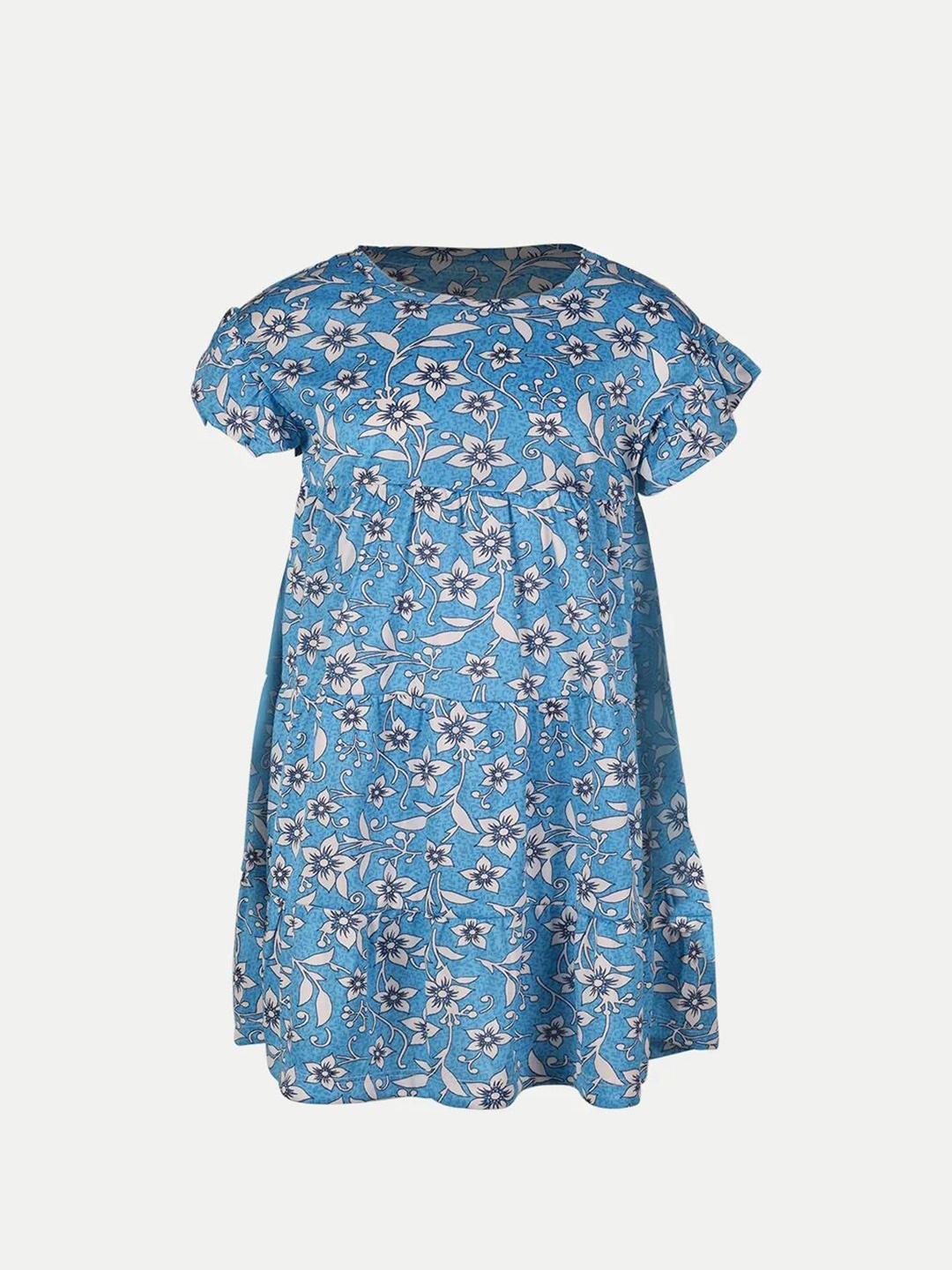 

BAESD Floral Print Empire Dress, Blue