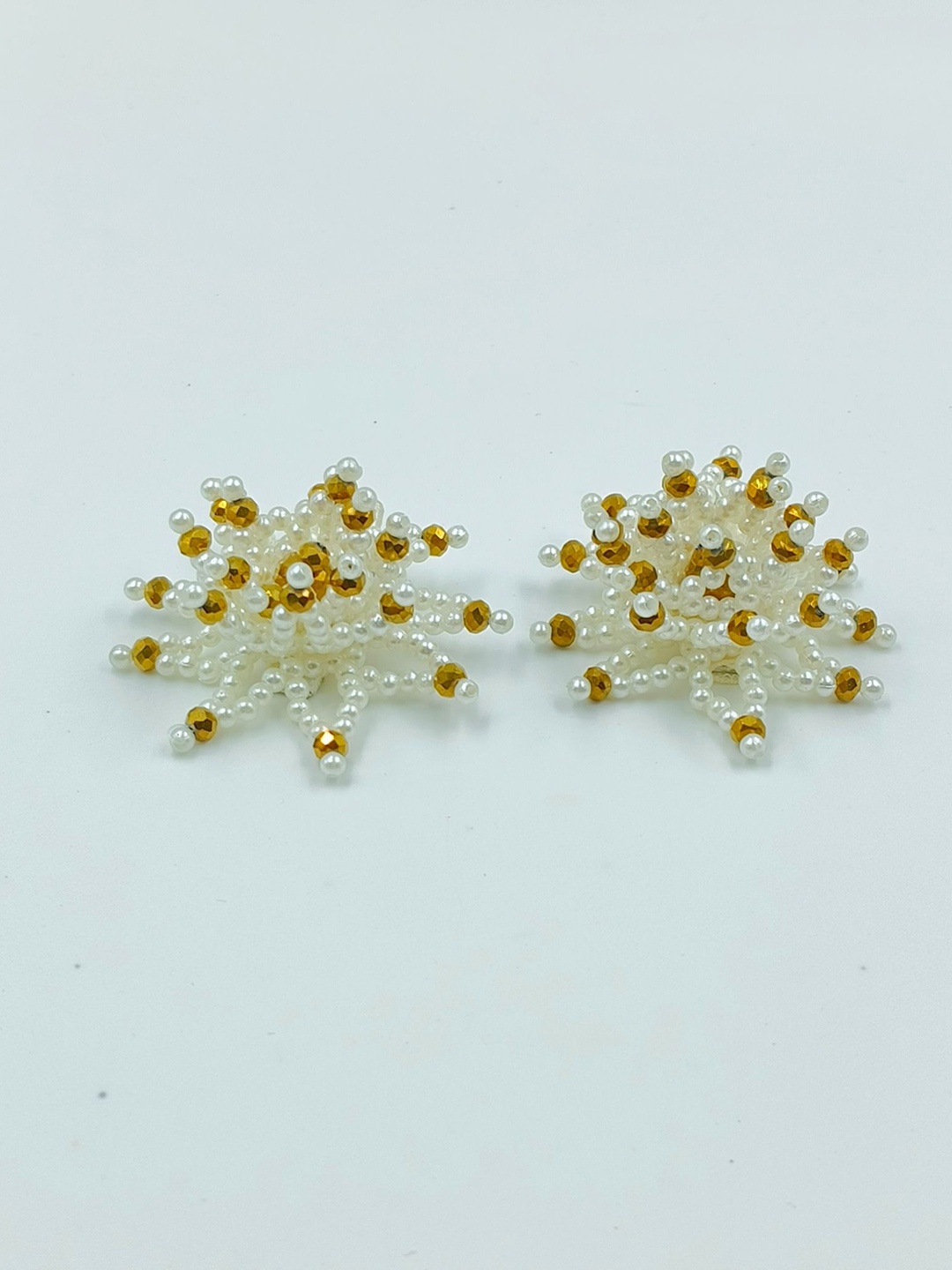 

Choko Set of 2 Girls Beaded Alligator Hair Clip, White