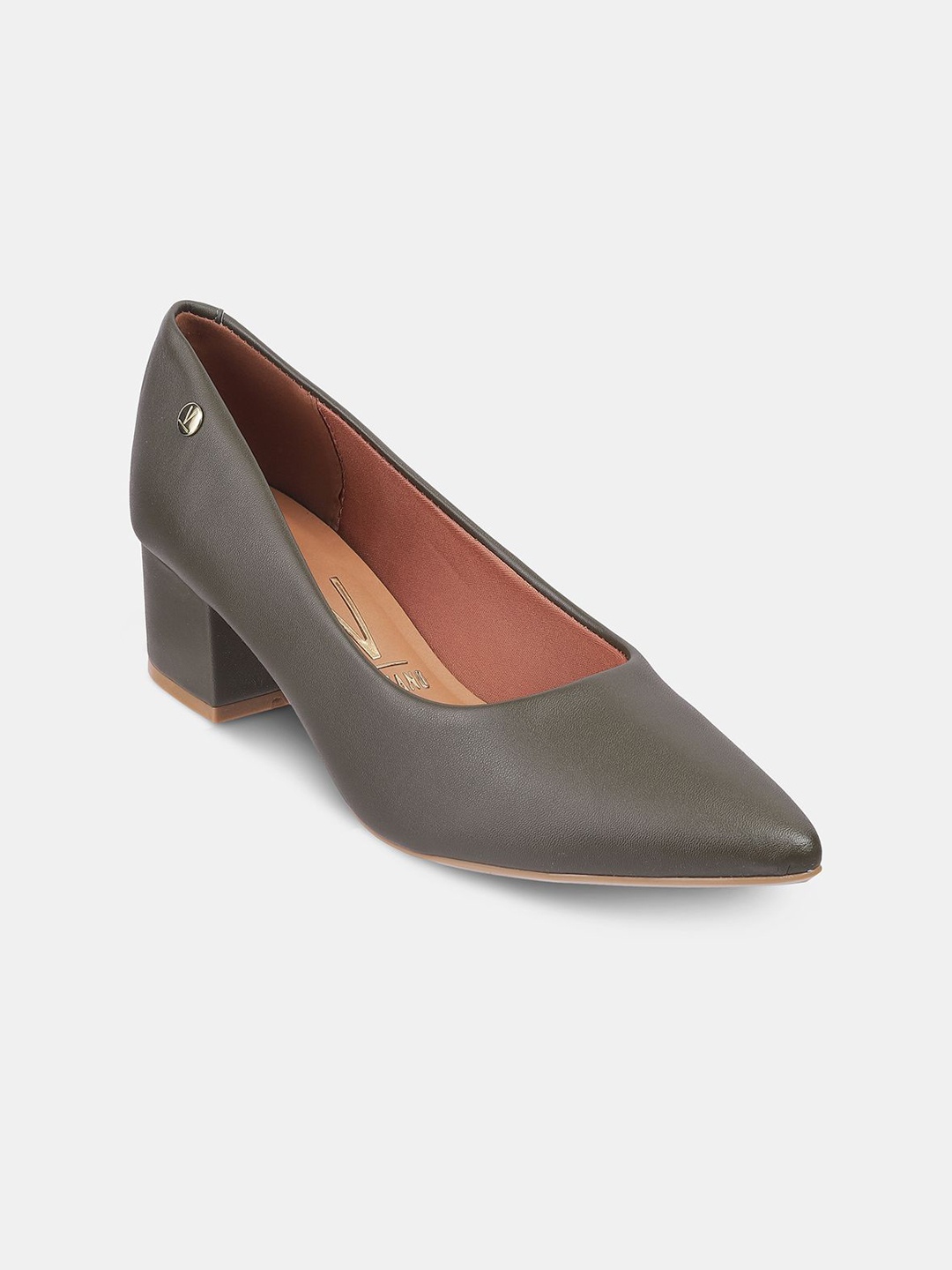 

Vizzano Work Block Pumps, Olive