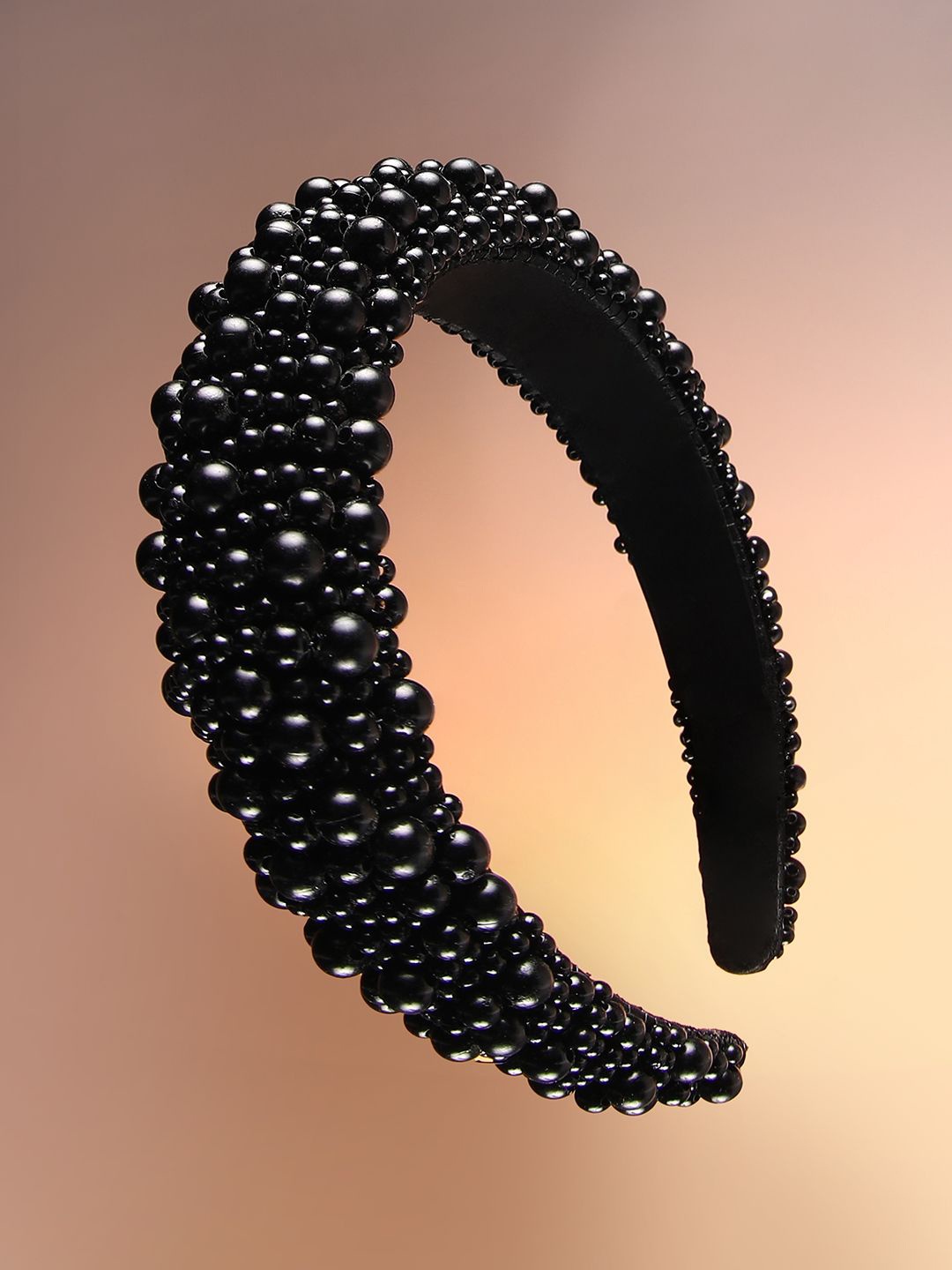 

SOHI Women Beaded Hairband, Black