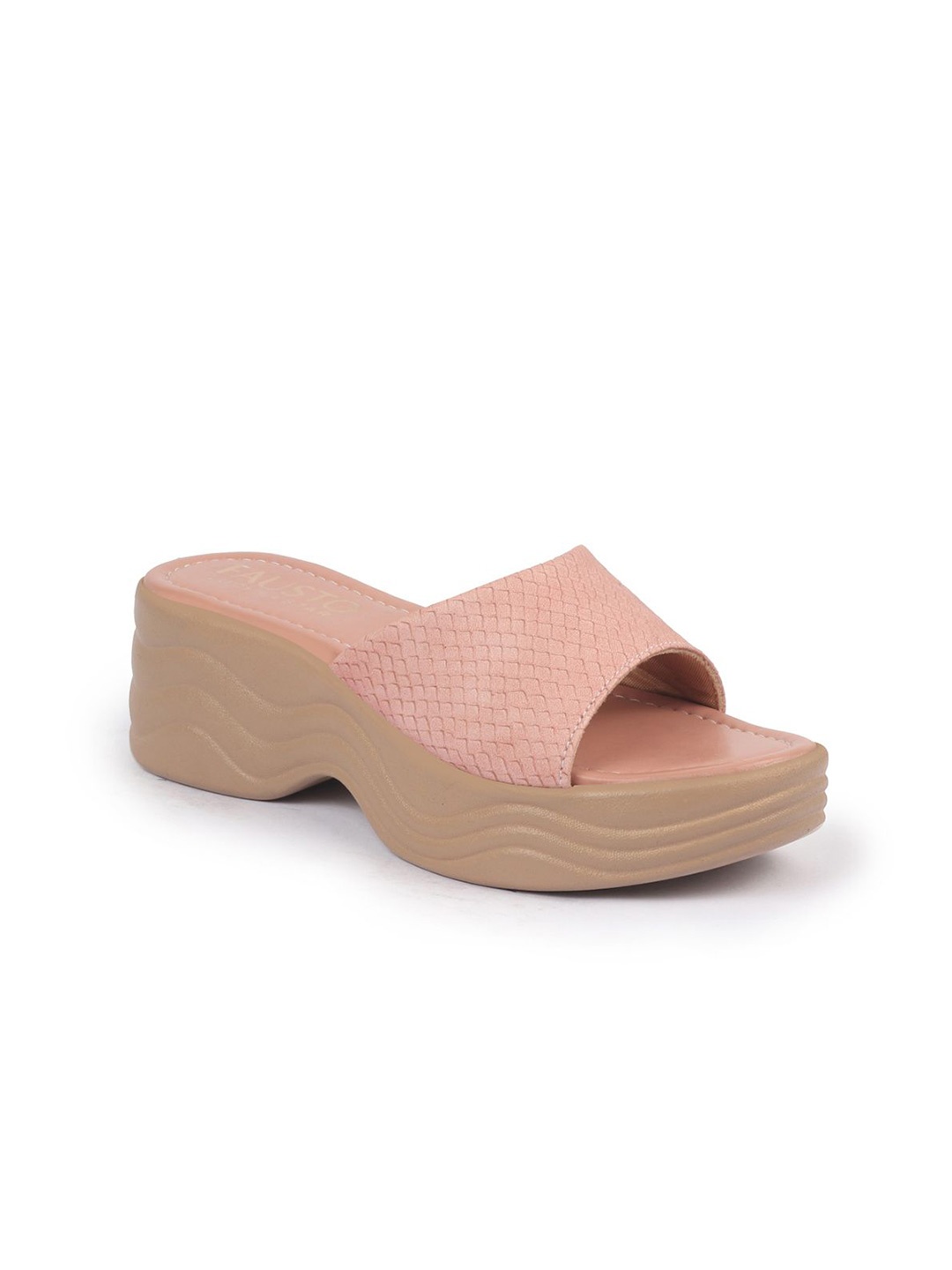 

FAUSTO Women PU Comfort Sandals, Pink