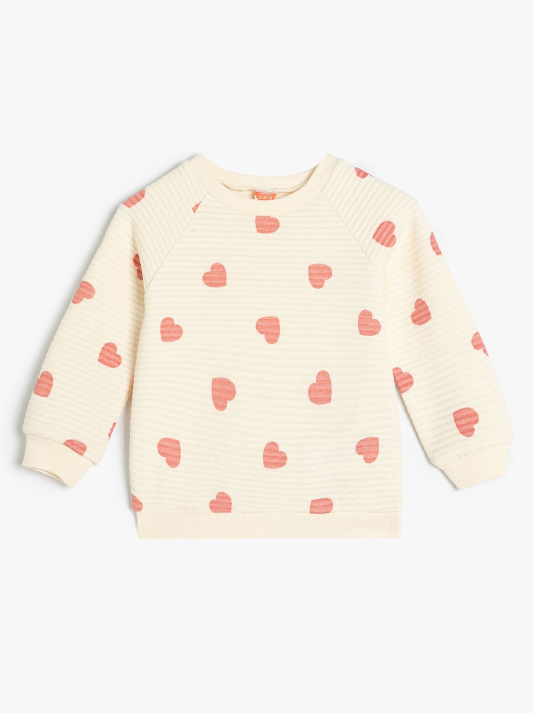 

Koton Girls Printed Sweatshirt, Beige