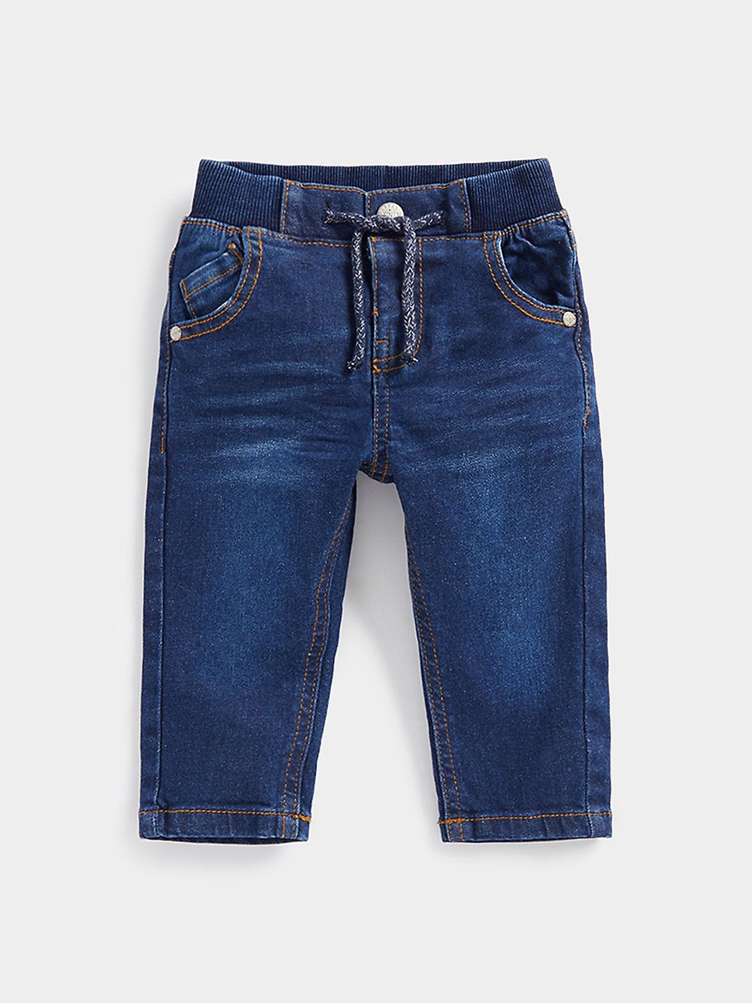 

mothercare Boys Light Fade Stretchable Jeans, Blue