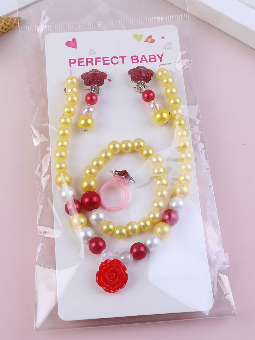 

SYGA Girls Disney Princess Jewellery Set, Red