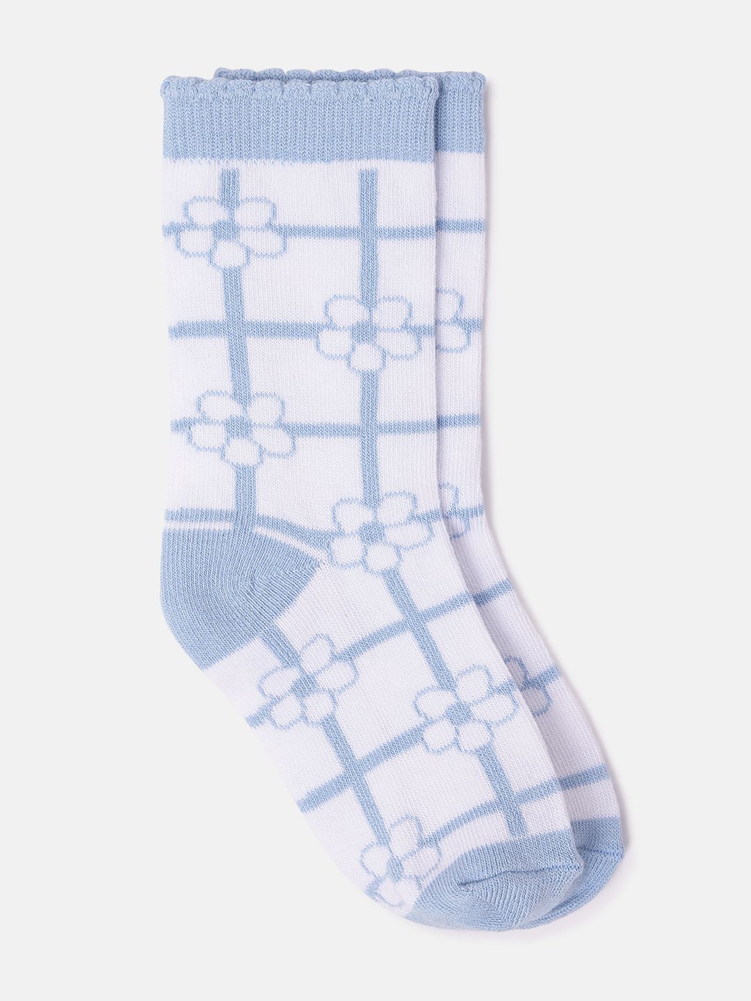 

Blue Giraffe Girls Above Ankle Socks