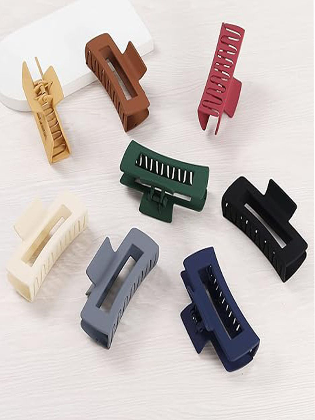 

Softwrap Set of 8 Women Claw Clip, Green