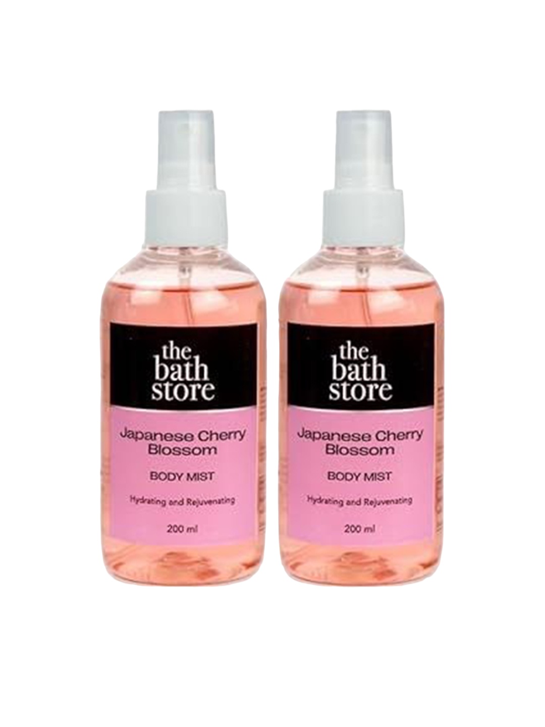 

The Bath Store Set Of 2 Japanese Cherry Blossom Body Mist- 200ml Each, Pink