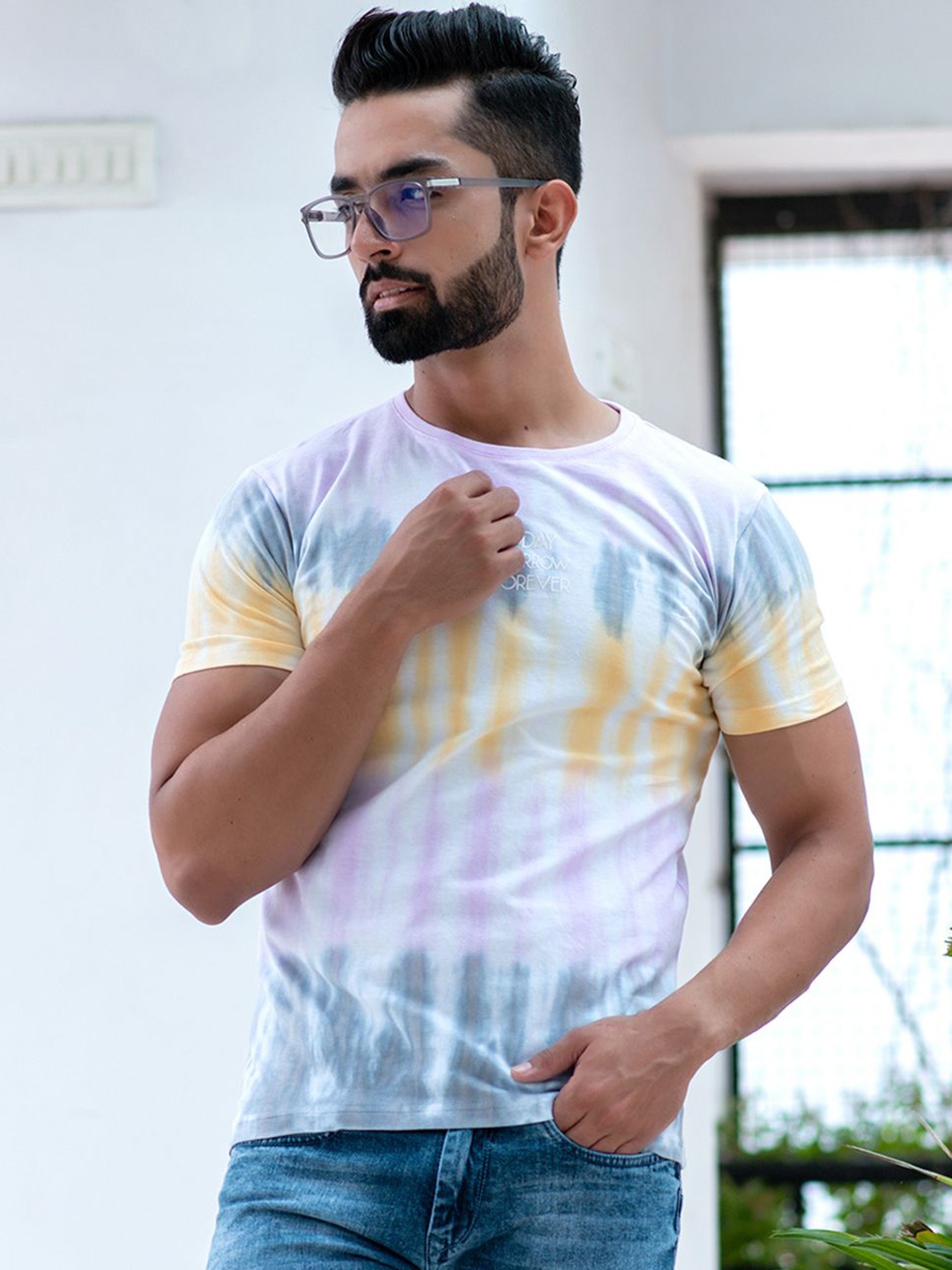 

Tistabene Men Printed Pockets T-shirt, Multi