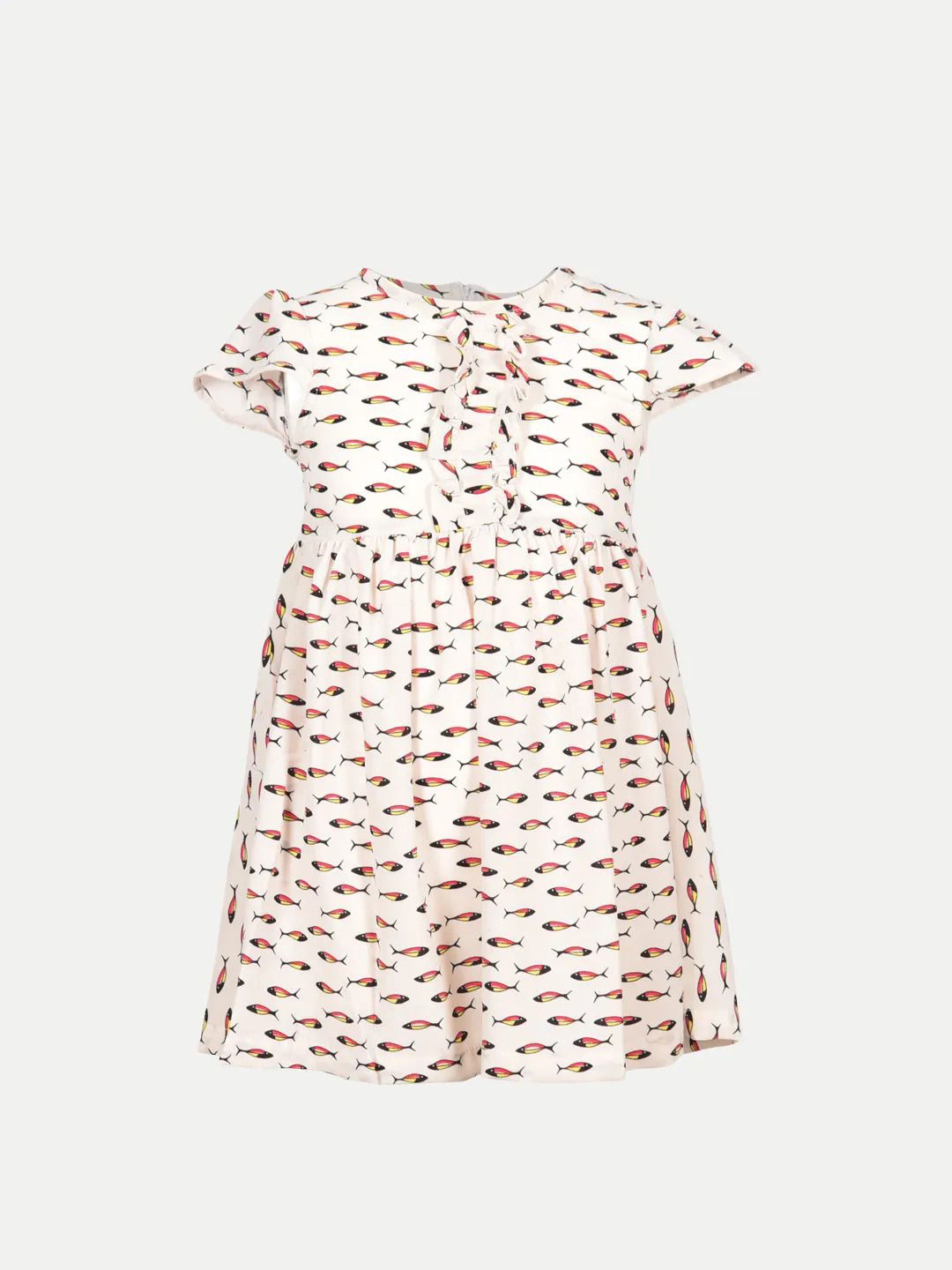 

BAESD Print Drop-Waist Mini Dress, Silver
