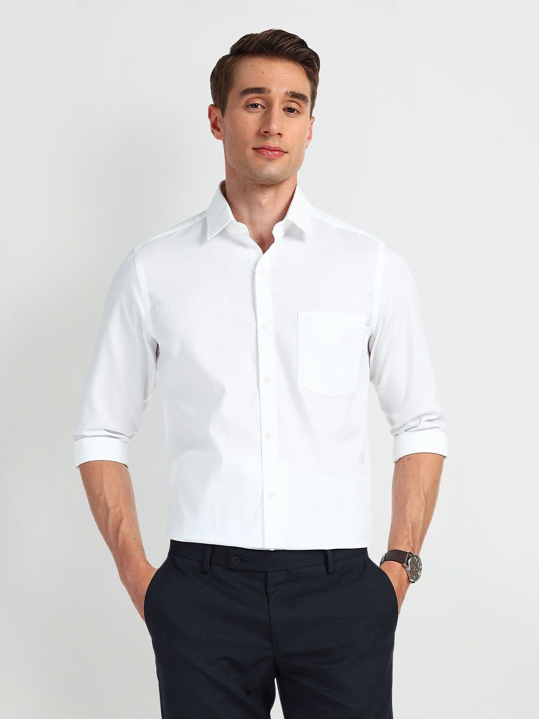 

Arrow Men Opaque Formal Shirt, White