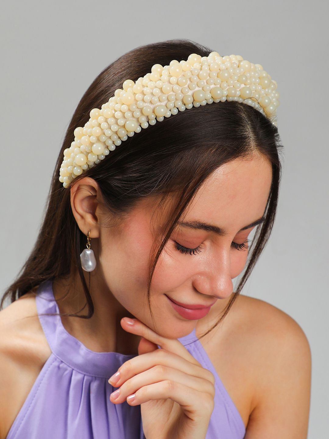 

SOHI Women Hairband, Off white
