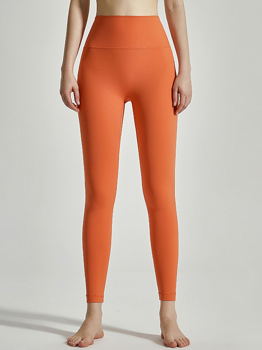 

LULU & SKY Slim-Fit Sports Tights, Orange