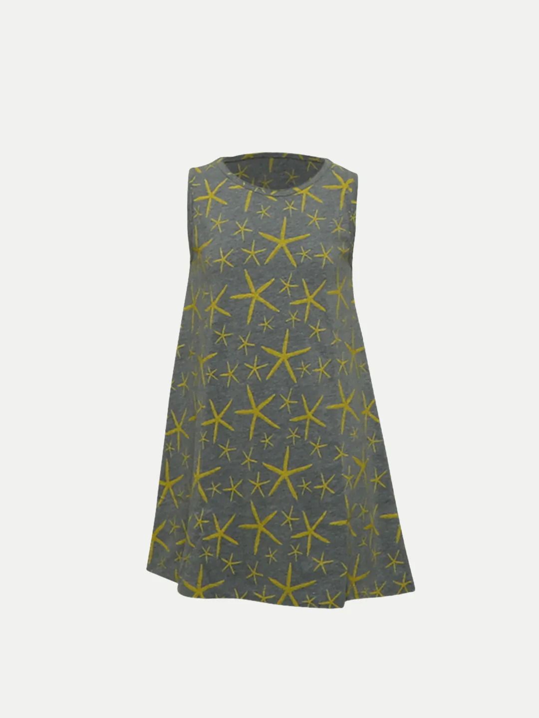 

BAESD Print A-Line Dress, Grey