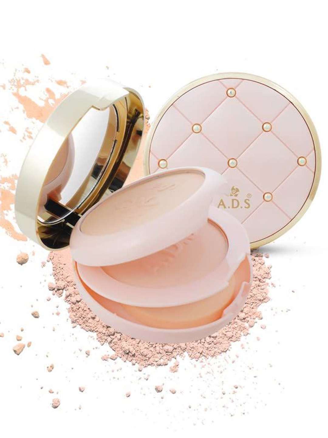 

A.D.S 2-In-1 SPF 15 Oil Control Compact Powder-20g, Beige