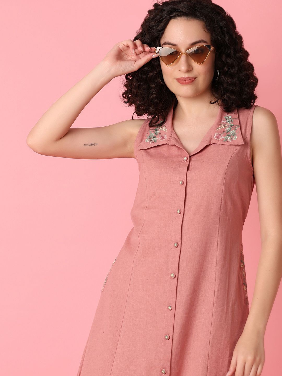 

UNLIMITED A-Line Dress, Mauve