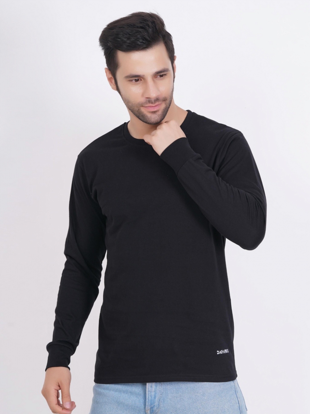 

DAFABFIT Men Pockets T-shirt, Black