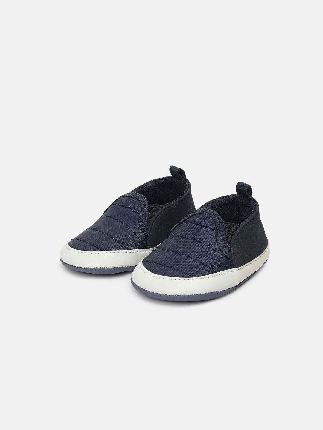 

MINI KLUB Boys Textured Slip-On Sneakers, Navy blue