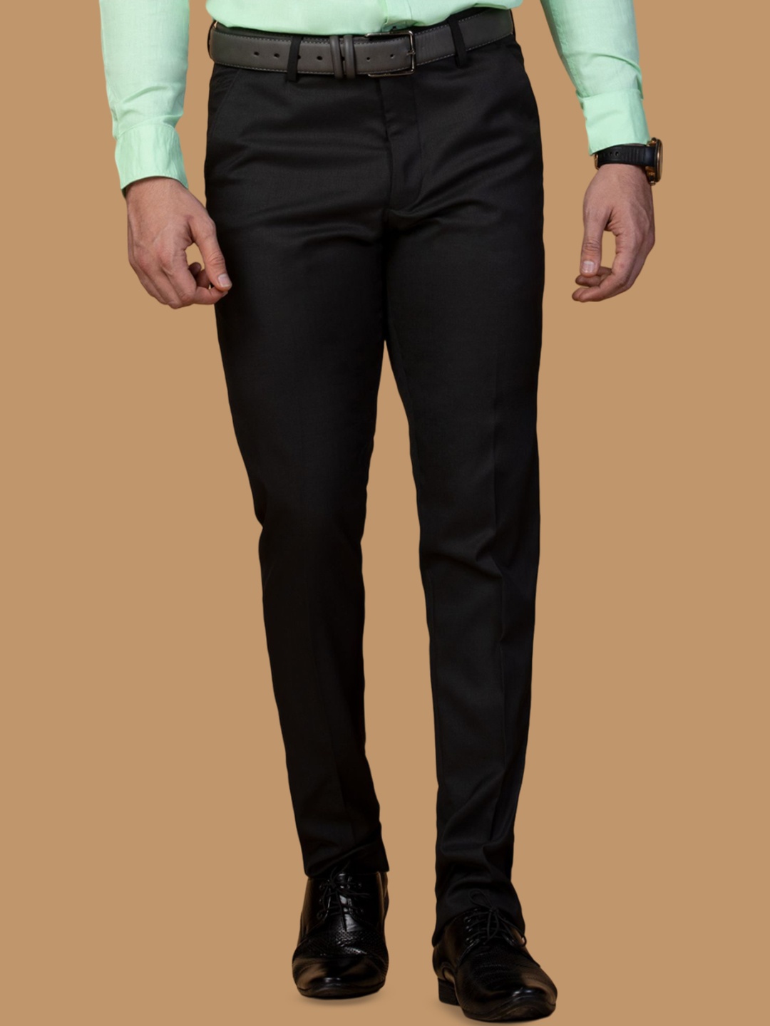 

Berkshire Men Smart Slim Fit Easy Wash Trousers, Black