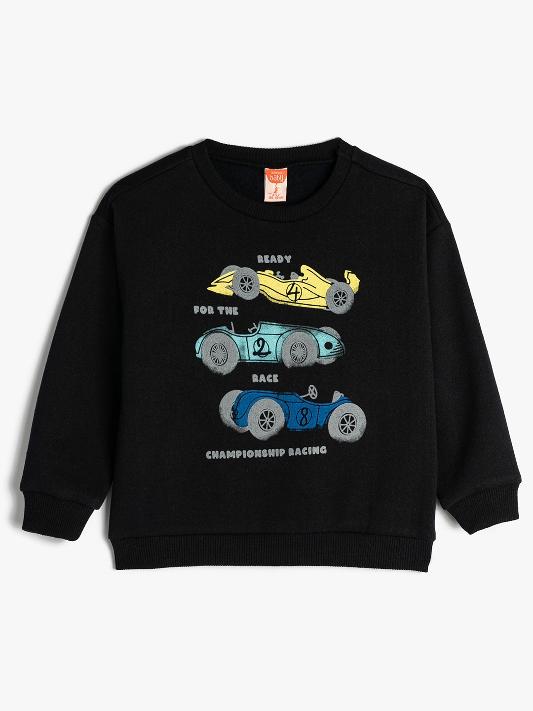 

Koton Boys Graphic Printed Sweatshirt, Navy blue
