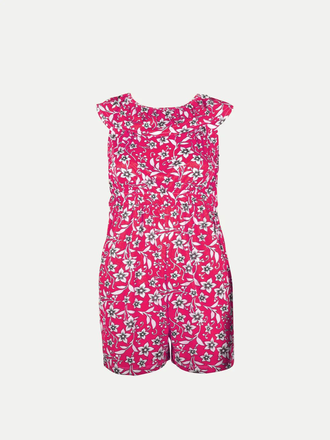 

BAESD Floral Print Fit & Flare Dress, Pink