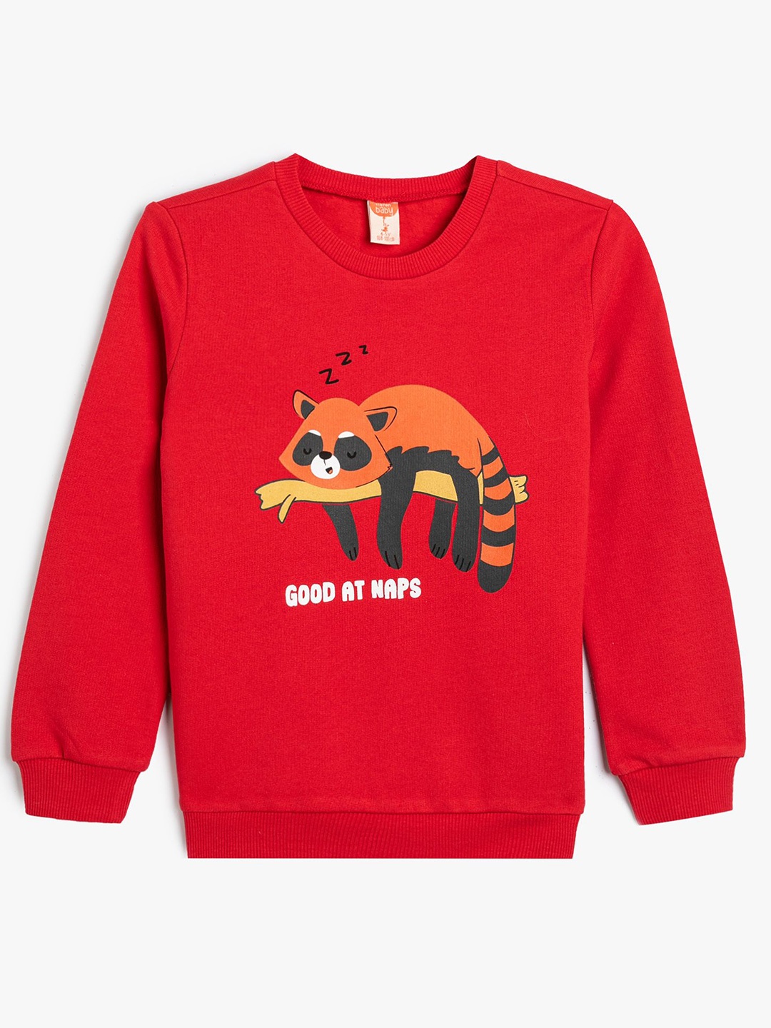 

Koton Boys Graphic Printed Sweatshirt, Red