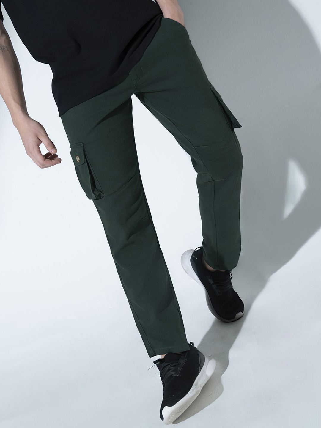 

Hubberholme Men Joggers Trousers, Green